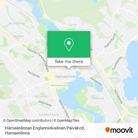 Hämeenlinnan Englanninkielinen Päiväkoti map