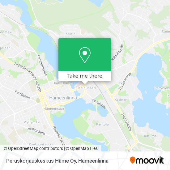 Peruskorjauskeskus Häme Oy map
