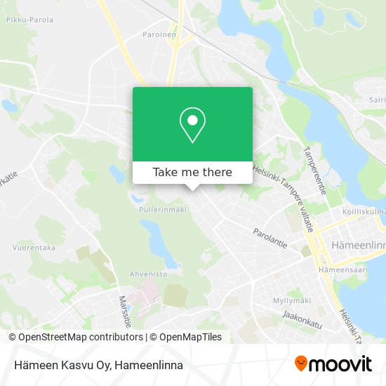 Hämeen Kasvu Oy map