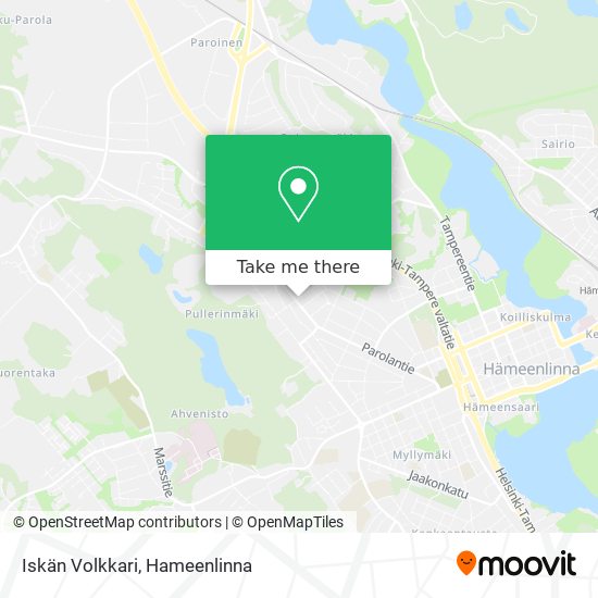 Iskän Volkkari map