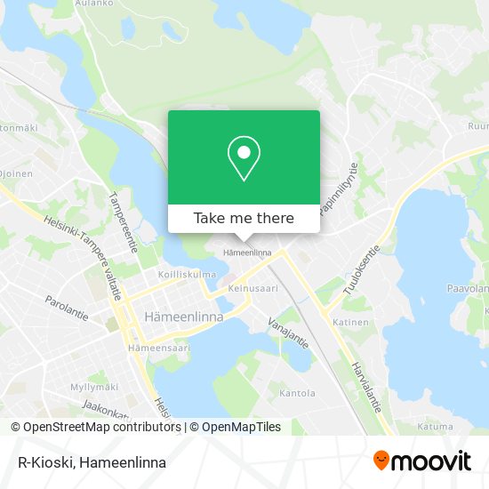How to get to R-Kioski in Hämeenlinna by Bus?