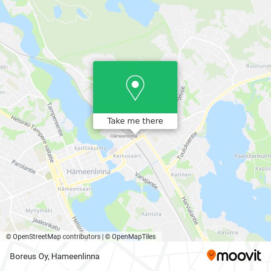 Boreus Oy map