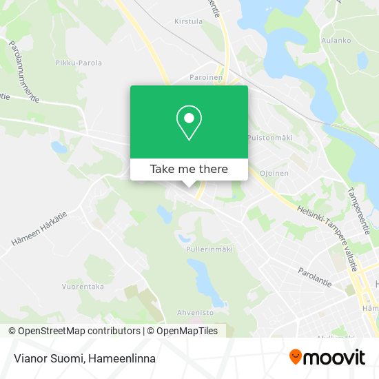 Vianor Suomi map