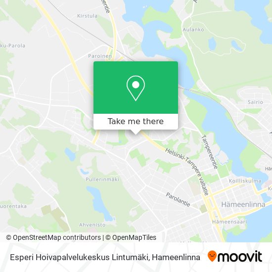 Esperi Hoivapalvelukeskus Lintumäki map