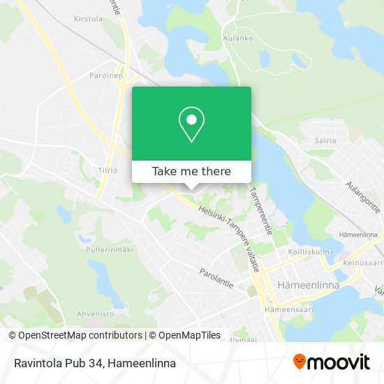 Ravintola Pub 34 map