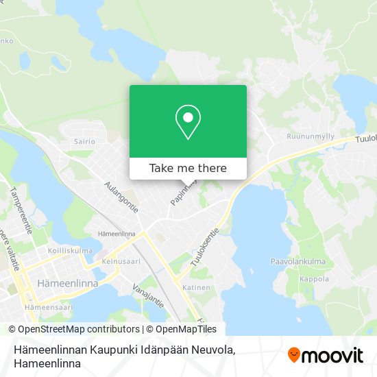 Hämeenlinnan Kaupunki Idänpään Neuvola map
