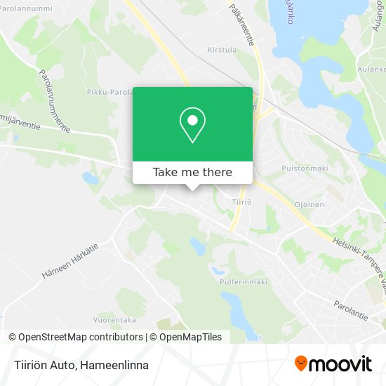 Tiiriön Auto map
