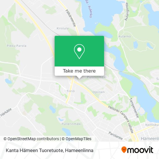 Kanta Hämeen Tuoretuote map