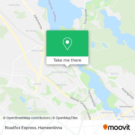 Roadfox Express map