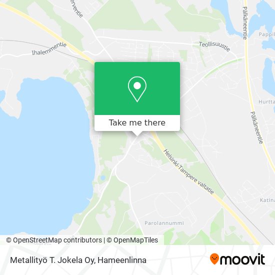 Metallityö T. Jokela Oy map