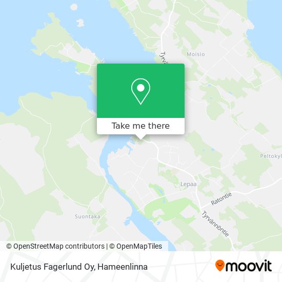 Kuljetus Fagerlund Oy map