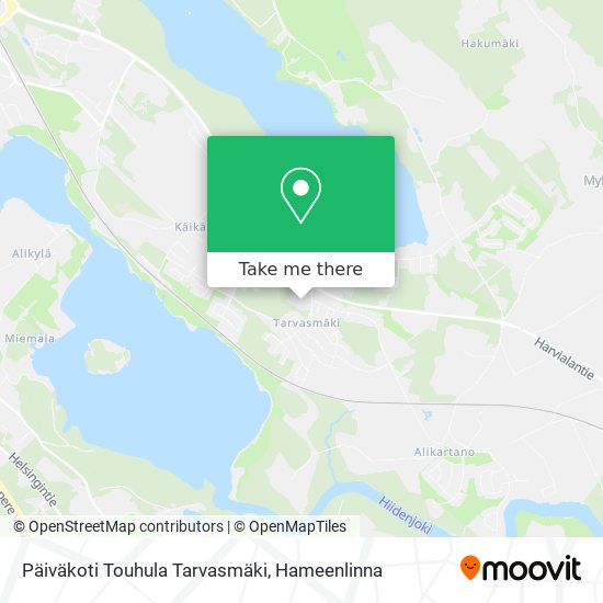 Päiväkoti Touhula Tarvasmäki map