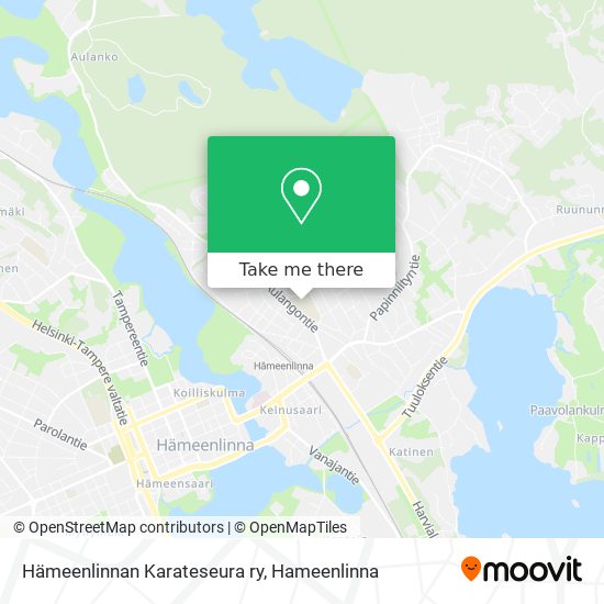 Hämeenlinnan Karateseura ry map