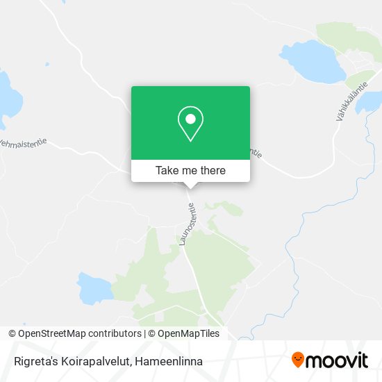 Rigreta's Koirapalvelut map