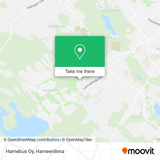 Hamebus Oy map
