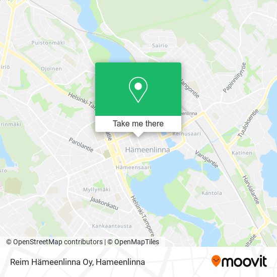 Reim Hämeenlinna Oy map