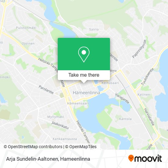 Arja Sundelin-Aaltonen map