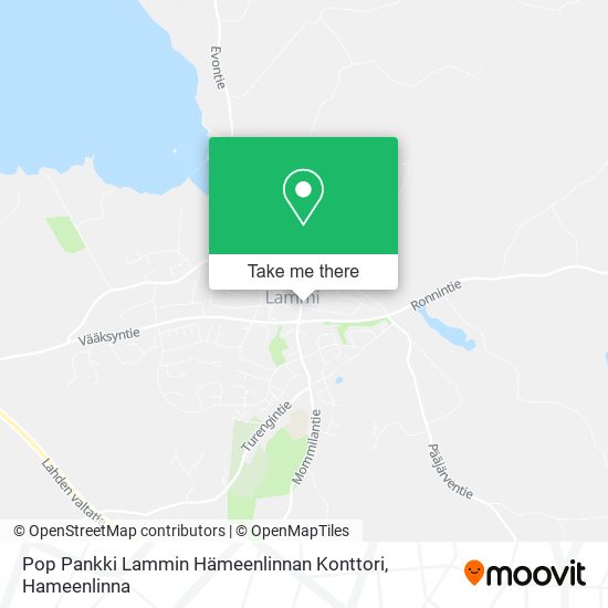 Pop Pankki Lammin Hämeenlinnan Konttori map