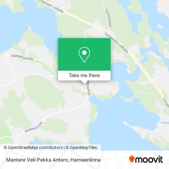Mantere Veli-Pekka Antero map