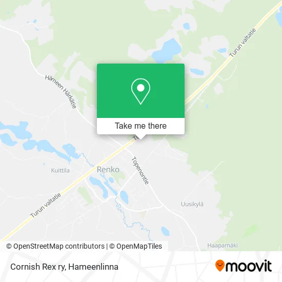 Cornish Rex ry map