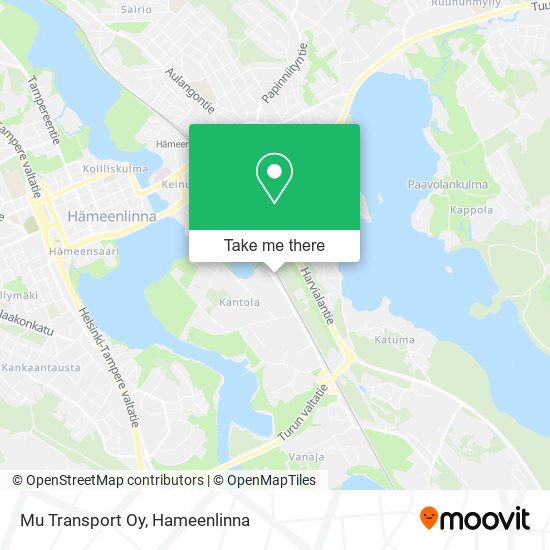 Mu Transport Oy map