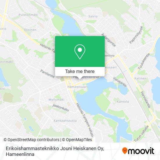 Erikoishammasteknikko Jouni Heiskanen Oy map