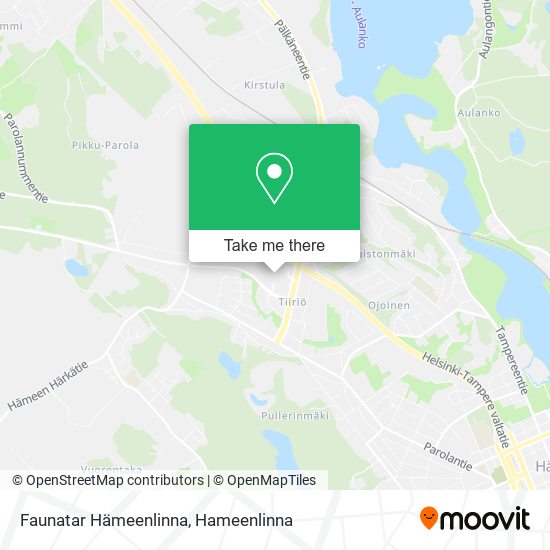 Faunatar Hämeenlinna map