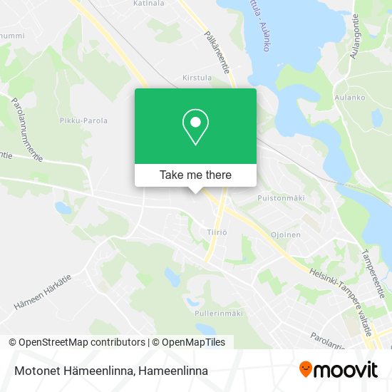 Motonet Hämeenlinna map