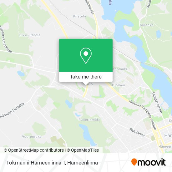 Tokmanni Hameenlinna T map