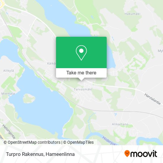 Turpro Rakennus map