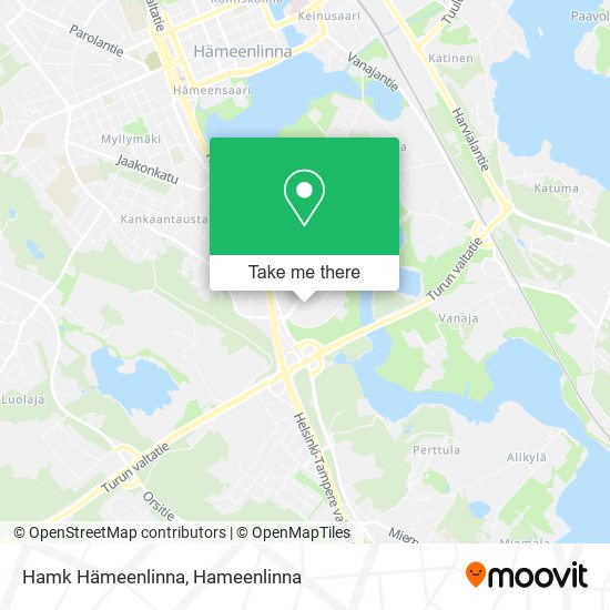 Hamk Hämeenlinna map