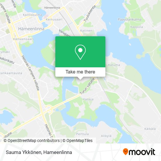 Sauma Ykkönen map