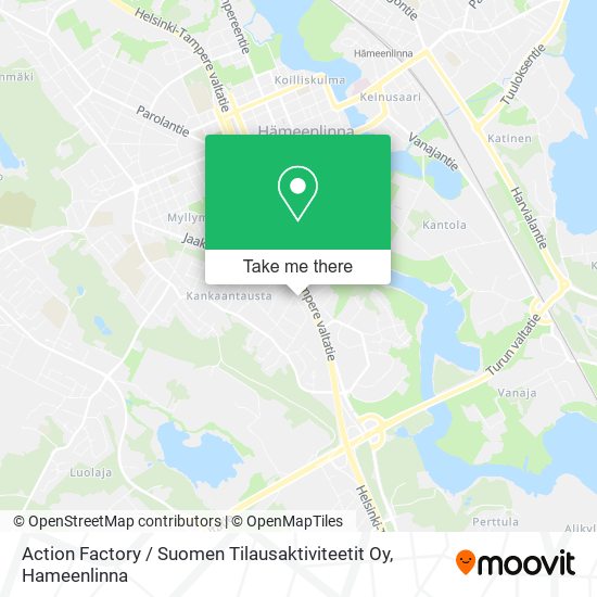 Action Factory / Suomen Tilausaktiviteetit Oy map