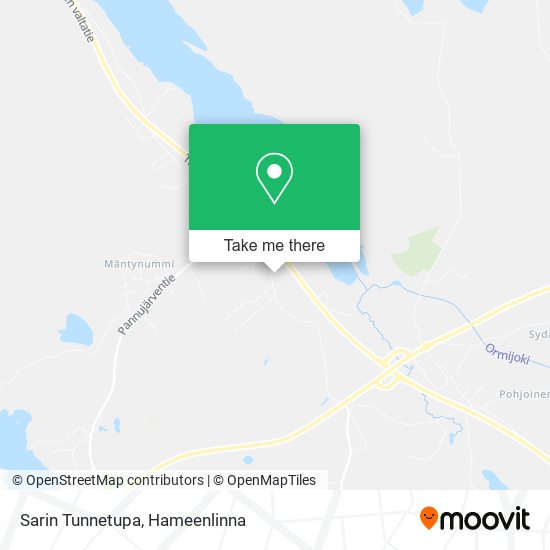 Sarin Tunnetupa map