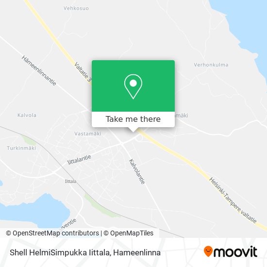 Shell HelmiSimpukka Iittala map