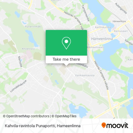 Kahvila-ravintola Punaportti map