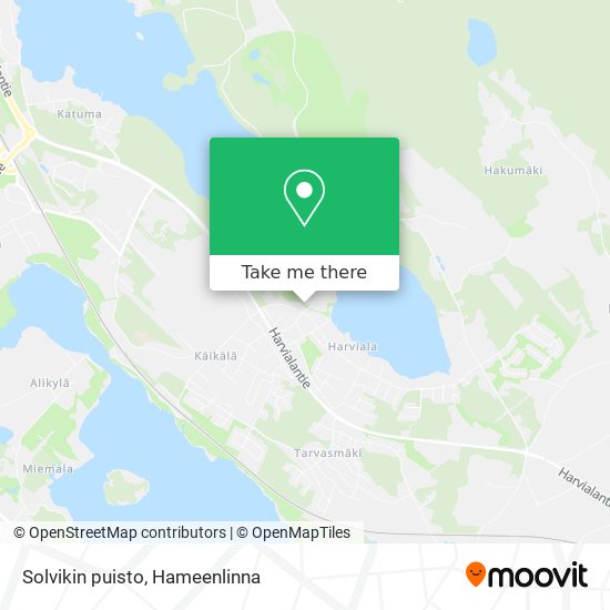 Solvikin puisto map