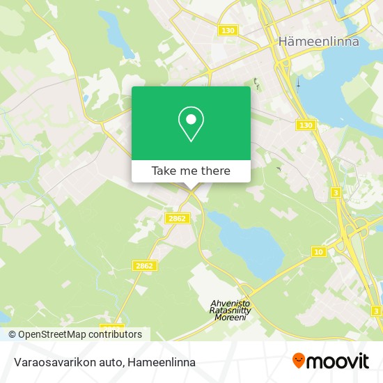 Varaosavarikon auto map