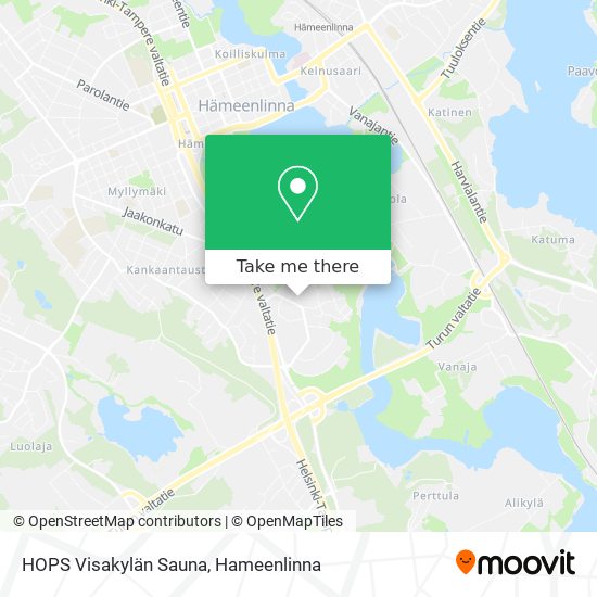 HOPS Visakylän Sauna map