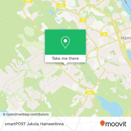 smartPOST Jukola map