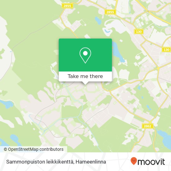 Sammonpuiston leikkikenttä map