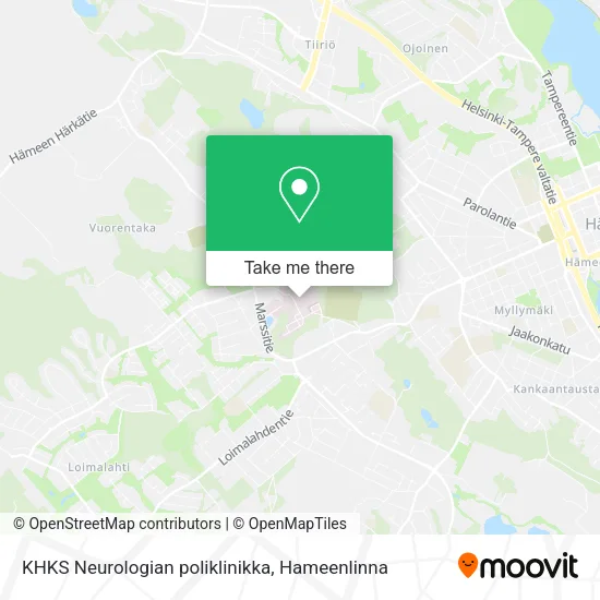 KHKS Neurologian poliklinikka map