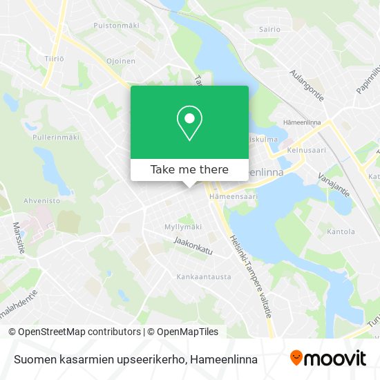 Suomen kasarmien upseerikerho map