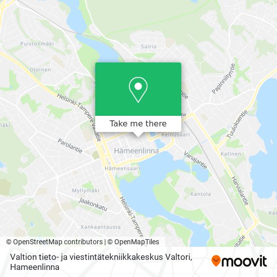 Valtion tieto- ja viestintätekniikkakeskus Valtori map