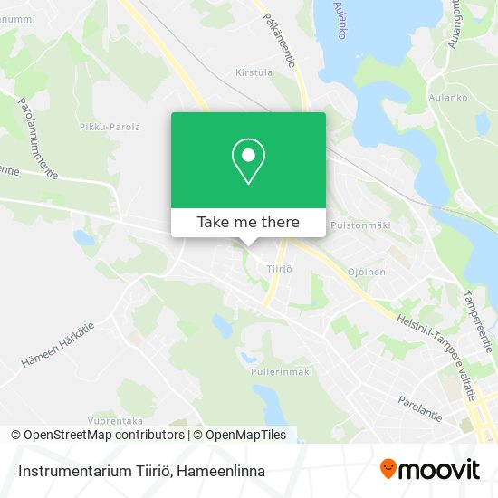 Instrumentarium Tiiriö map