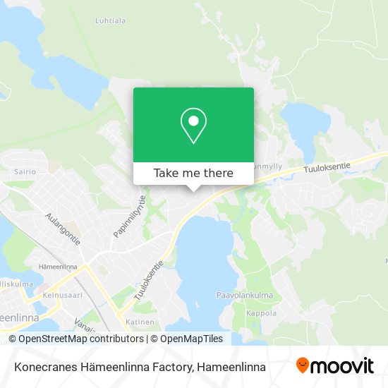 Konecranes Hämeenlinna Factory map