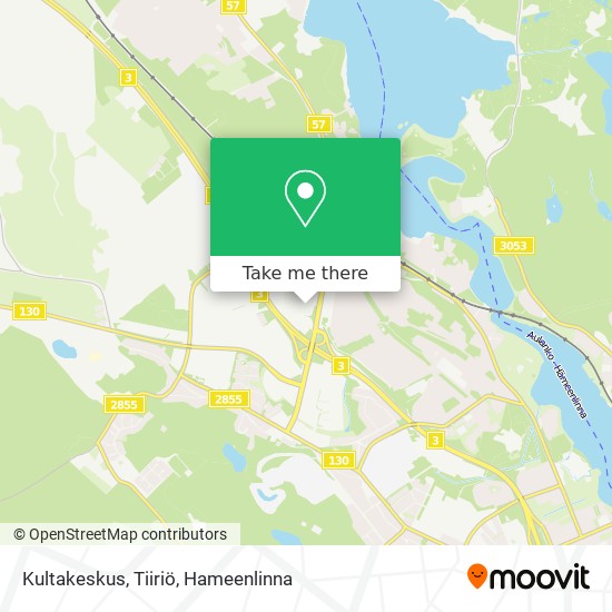 Kultakeskus, Tiiriö map