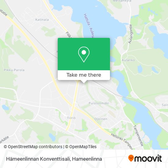 Hämeenlinnan Konventtisali map