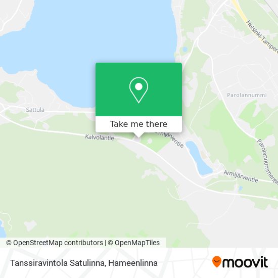 Tanssiravintola Satulinna map