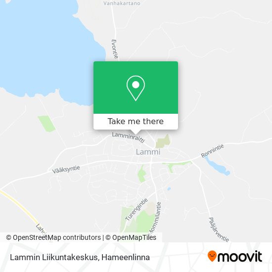 Lammin Liikuntakeskus map